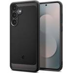 Spigen Калъф за Samsung Galaxy S25 FE - Spigen Rugged Armor - Матово черен