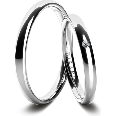 Bisaku snubní Ivy II BIS B00125125WG Stříbrná