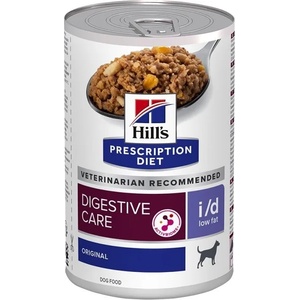 Hill's Hills Prescription Diet i/d Canine Low Fat AB+ Original при стомашно-чревни разтройства и панкреатит 354gr