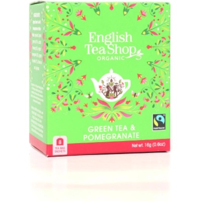 English Tea Shop Green Tea Pomegranate 8 sáčků 16 g