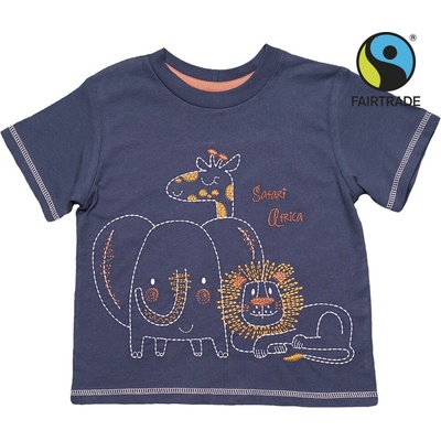 Tričko Safari trio z biobavlny Hooligans Kids