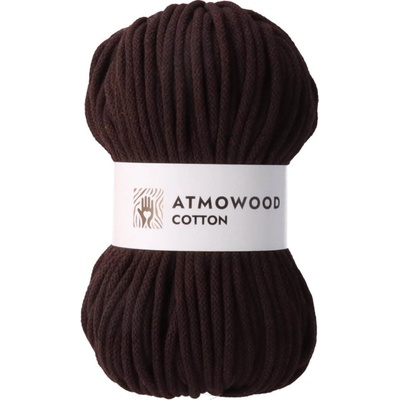 Atmowood cotton 5 mm - tmavě hnědá