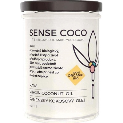 Sense Coco Raw BIO panenský kokosový olej 0,4 l