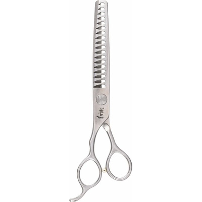 Show Tech Modelovací nůžky Yento Fanatic pro levoruké 18 zubů 18 cm