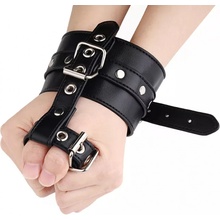 Kiotos Leather Single Handcuff & Thumb Lock