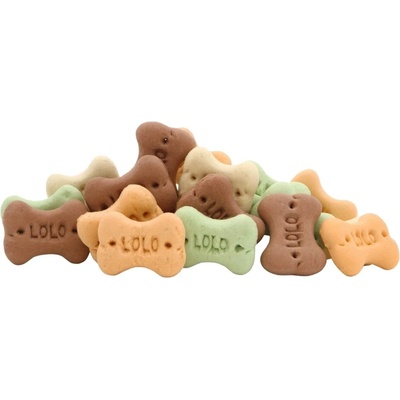 LoloPets sušienky kosti MIX S 3 kg