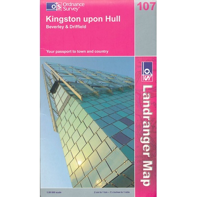 mapa Kingston upon Hull 1:25 t. laminovaná