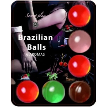 SECRETPLAY Лубрикант brazillian balls lubricant hot balls 6 units