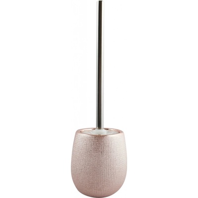 MSV WC štětka SHANGAI s keramickou nádobou metalická růžová 143416