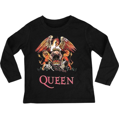 METAL-KIDS детска тениска с дълъг ръкав Queen - (Crest) - Черна - METAL-KIDS - 814.35. 8.999