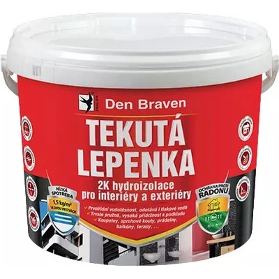 Den Braven Tekutá lepenka 2K vedro 21 kg