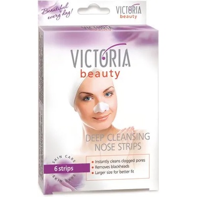 Victoria Beauty Ленти за почистване на нос 6 броя