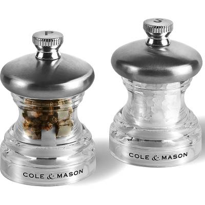 Комплект мелнички за сол и пипер Cole & Mason - Button, 6.5 cm (Cole & Mason H 302418)