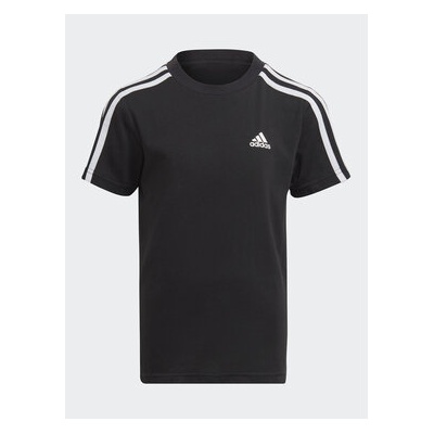 Adidas Тишърт Essentials 3-Stripes Cotton T-Shirt IC9135 Черен Regular Fit (Essentials 3-Stripes Cotton T-Shirt IC9135)