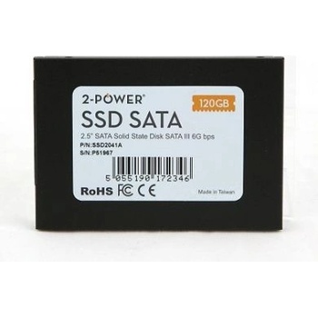 2-Power 120GB, 2,5", SATAIII, SSD, SSD2041A