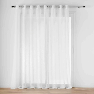 Douceur d'intérieur Široká záclona s oky, CARLIN, 300 x 240 cm bílá