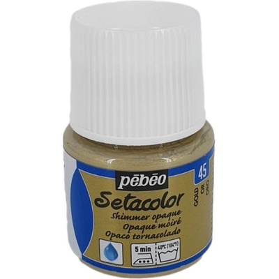 Pébéo Setacolor 45 ml metalická zlatá barva na textil