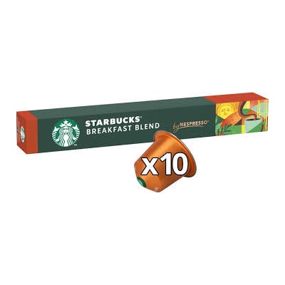 Starbucks by Nespresso Breakfast Blend Kávové kapsle 10 kapslí