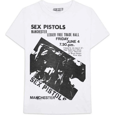 Sex Pistols Manchester Flyer White M Риза (<![CDATA[SPTS18MW02]]>)
