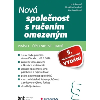 Nová společnost s ručením omezeným - Eva Dvořáková, Lucie Josková, Markéta Pravdová