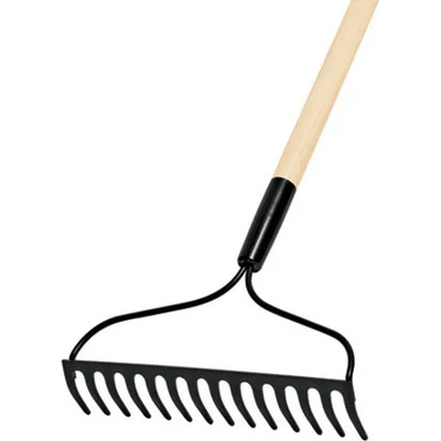 PRETUL ГРЕБЛО pretul ГРАДИНСКО 14 ЗЪБА С ДЪРВЕНА ДРЪЖКА 122см (2744-00)