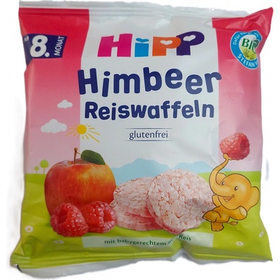HiPP BIO malinové rýžové oplatky 40 g