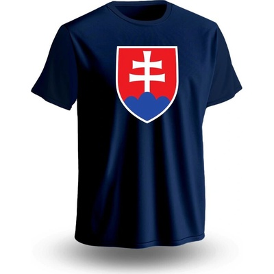 FansArena pánské tričko Slovakia National Emblem Navy