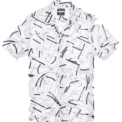 Antony Morato Риза с къс ръкав Antony morato Regular-Fit Print Short Sleeve Shirt - White