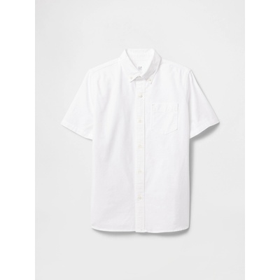 GAP Детска оксфорд риза GAP GAP | Byal | Момчешки | 104-110