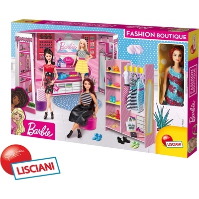 Lisciani Barbie módní butik s panenkou