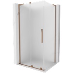 Mexen Velar L плъзгаща се душ кабина 110 x 80 см, мат, розово злато - 871-110-080-33-60 (871-110-080-33-60)
