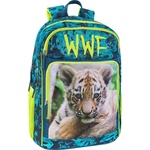Panini Ученическа раница Panini - WWF Fotografico, Зелена, с 2 отделения (69966)