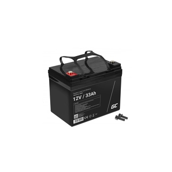 Green Cell Стационарен акумулатор Green Cell AGM, 12V, 200Ah, VRLA plum acid, Необслужваема батерия, Фотоволтаични кемпери (AGM33) (AGM33)