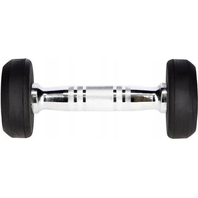 Potiahnutá/pogumovaná jednoručná činka HMS 1 x 2 kg
