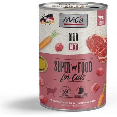 MAC's Mac’s Cat Beef - Премиум консервирана храна за котки с говеждо месо,
