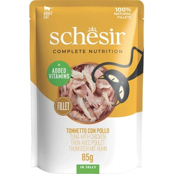 Schesir Cat Adult Tuniak a kuracie filety 85 g