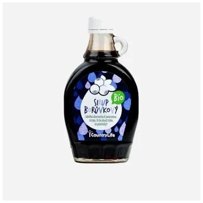 Country Life Sirup borůvkový BIO 12 x 250 ml