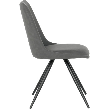 Carmen Трапезен стол camden - тъмносив sf 2 (3532341)