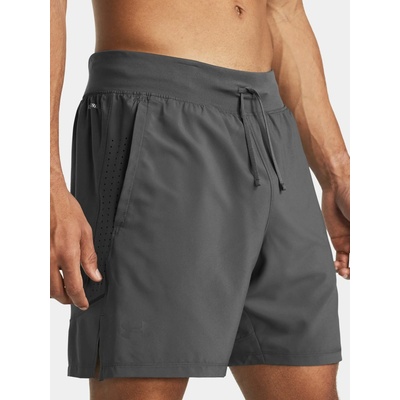 Under Armour UA LAUNCH PRO 2n1 7'' SHORTS-GRY sivé