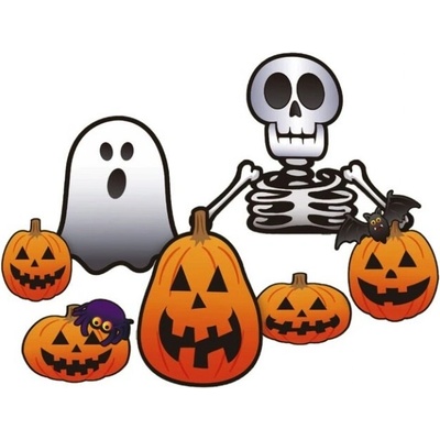 Guirca Papierové dekorácie halloween
