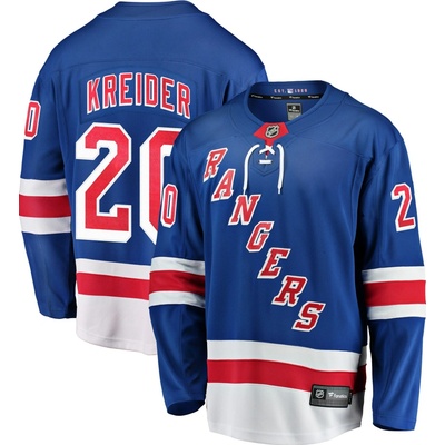 Fanatics Dres New York Rangers #20 Chris Kreider Breakaway Alternate Jersey