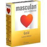 Masculan Single: Gold, 3 condoms
