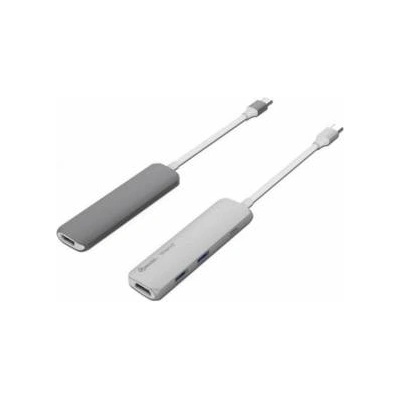 Silver HT USB извод Silver HT 17123 Бял/Сив Тъмно сив
