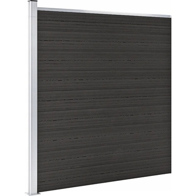 Nabytek XL Plotový dílec WPC 175 x 186 cm černý