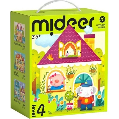 Mideer LEVEL UP! 04 Rozprávkové mesto 3v1 54 70 s 88 dielov