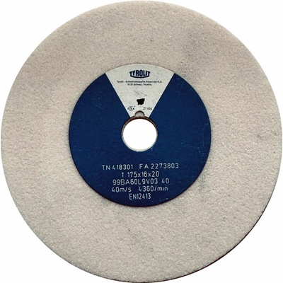 Tyrolit 99BA60L9V40 Brúsny kotúč 175 x 16 x 20 mm 60 T418301