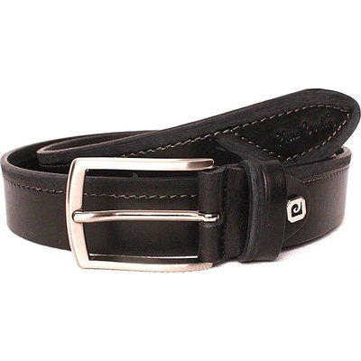 Pierre Cardin černý pánský kožený opasek 7502