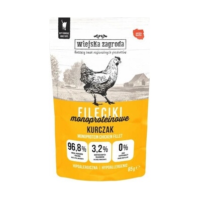 Wiejska Zagroda Kuřecí Monoproteinové Filety 85 g