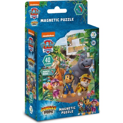 dodo Магнитен пъзел Dodo от 35 части - Пес Патрул: В джунглата (200649)