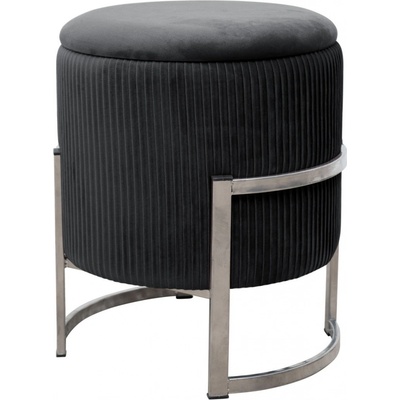 Ak furniture Taburet PURTO černý